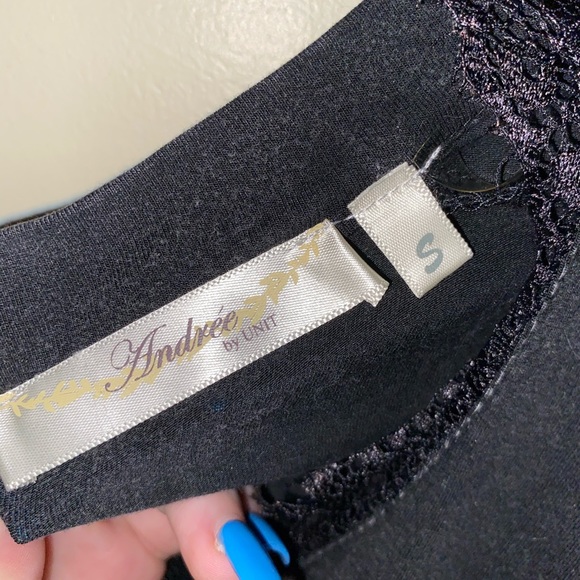 Black ANDRÉE blouse - Picture 2 of 2